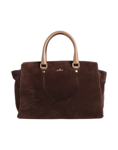 Hogan Woman Handbag Dark Brown Size - Leather