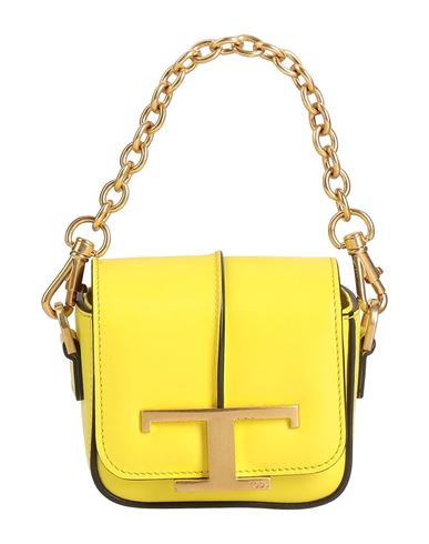 Tod's Woman Handbag Yellow Size - Calfskin