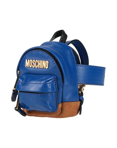 Moschino Couture Woman Belt Bag Bright Blue Size - Leather