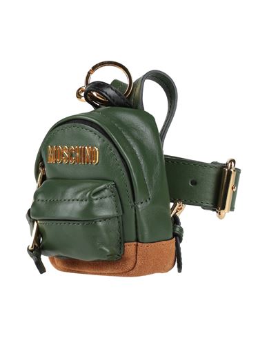 Moschino Couture Woman Belt Bag Dark Green Size - Leather