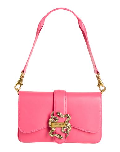 Just Cavalli Woman Handbag Garnet Size - Polyester, Polyurethane Resin In Red