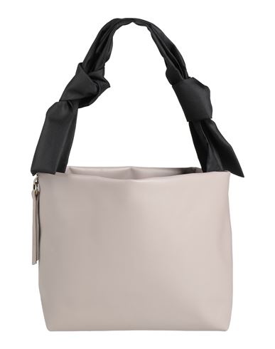 Corsia Woman Handbag Light Grey Size - Leather, Textile Fibers In Gray