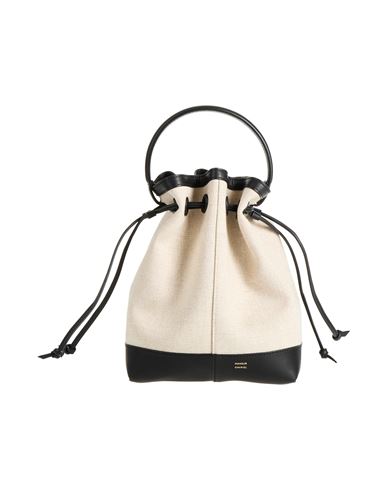 Mansur Gavriel Dea Woman Handbag Beige Size - Linen, Cotton In Sand