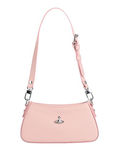 Vivienne Westwood Woman Shoulder Bag Light Pink Size - Leather