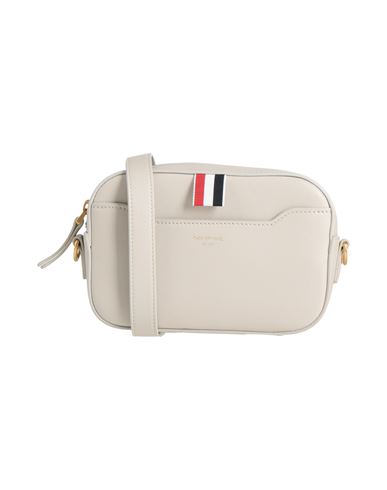 Thom Browne Woman Cross-body Bag Light Grey Size - Calfskin In Gray
