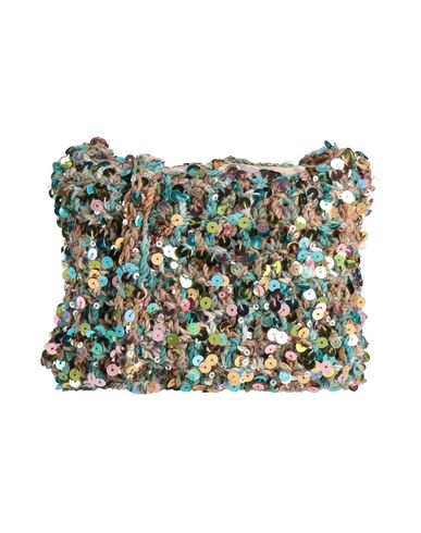 Bolso con bandolera Mujer Verde agua profundo -- Mujer
