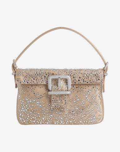 Gedebe Woman Handbag Sand Size - Textile Fibers