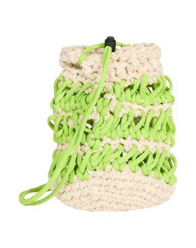 Vitelli Woman Cross-body Bag Green Size - Cotton, Linen, Hemp, Elastane