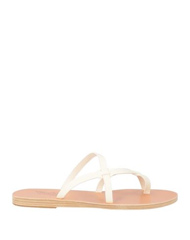 Zehentrenner Damen Elfenbein 36,37,39,40,41 Damen