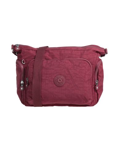 Kipling Woman Cross-body Bag Burgundy Size - Polyamide, Polyester In Red