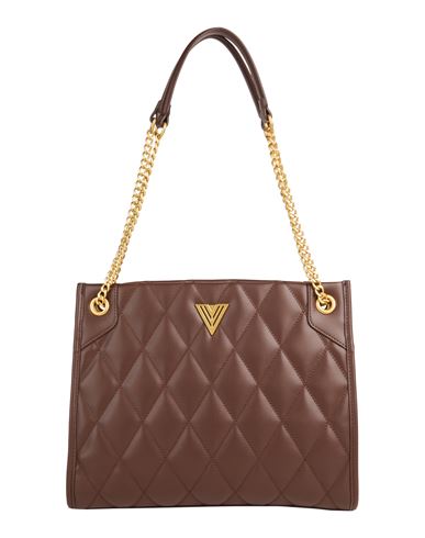 Bolso de asas largas Mujer Marrón -- Mujer
