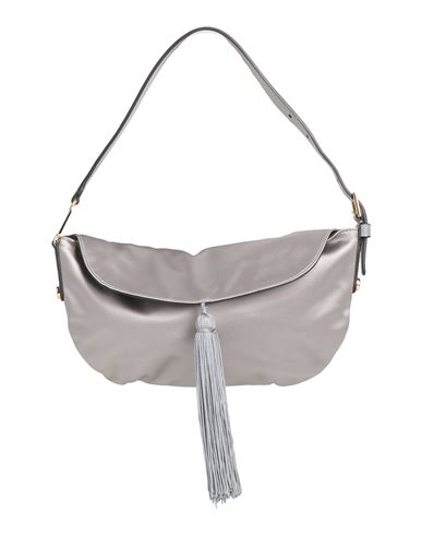 Alberta Ferretti Woman Handbag Silver Size - Textile Fibers