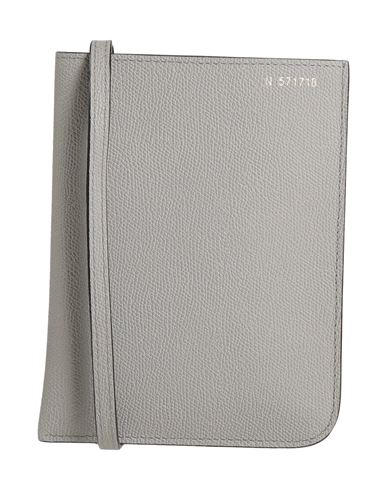 Valextra Woman Cross-body Bag Light Grey Size - Calfskin