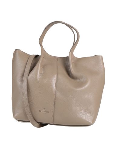 Il Bisonte Woman Cross-body Bag Taupe Size - Leather In Grey