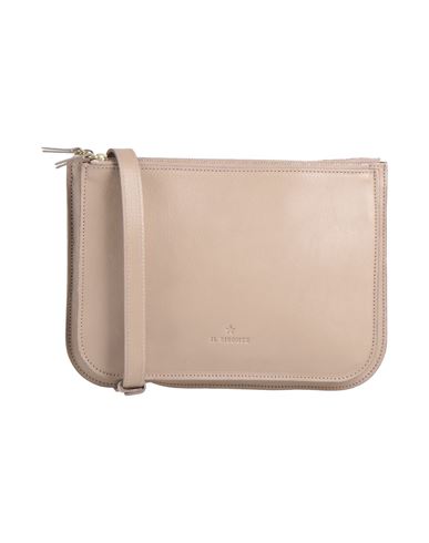 Il Bisonte Woman Cross-body Bag Light Grey Size - Leather
