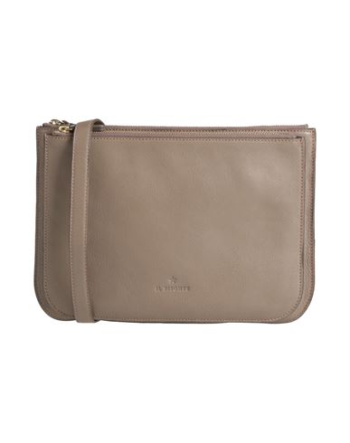 Il Bisonte Woman Cross-body Bag Taupe Size - Leather In Grey