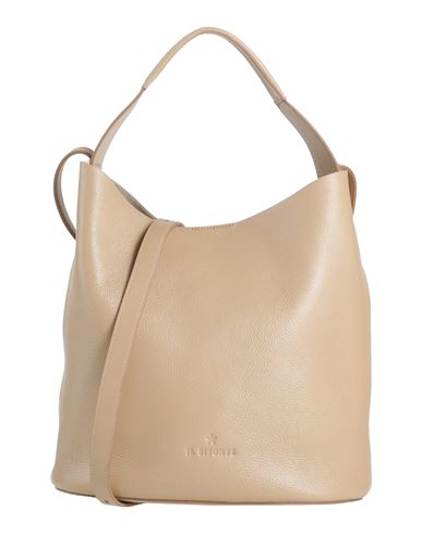 Il Bisonte Woman Cross-body Bag Sand Size - Leather In Beige