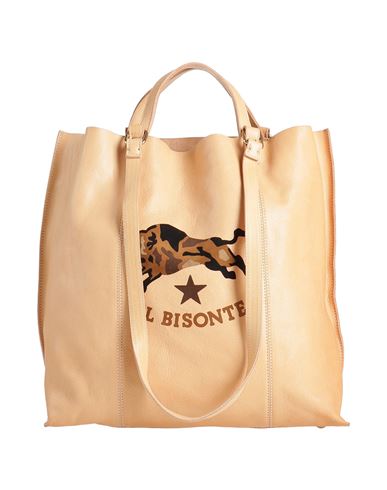 Il Bisonte Woman Shoulder Bag Apricot Size - Leather In Orange