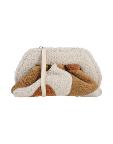 Themoirè Woman Clutch Off White Size - Textile Fibers