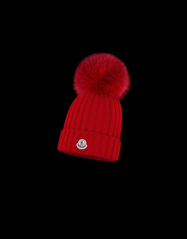Moncler POMPOM BEANIE for Woman, Hats | Official Online Store