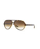 RAY-BAN Unisex Sonnenbrille Farbe Dunkelbraun Gr��e 4