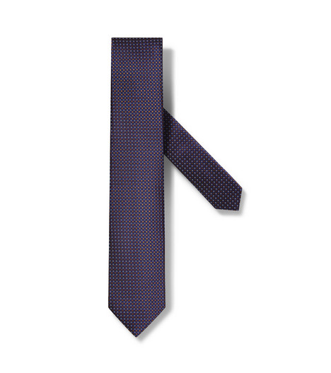 Brown/Blue Micro-Pattern Tie