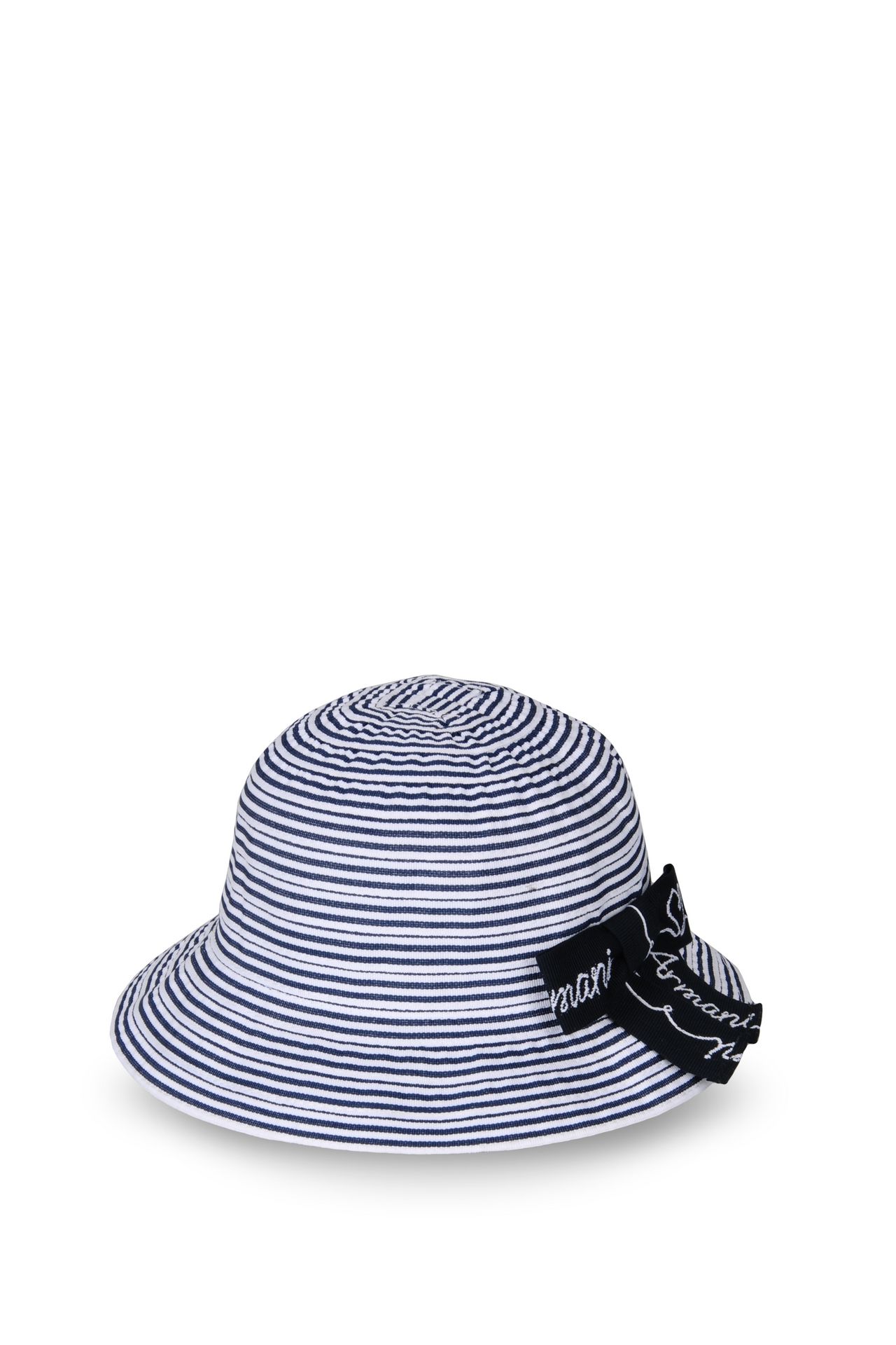 双色条纹钟形帽: 帽子 女士 by armani - 0