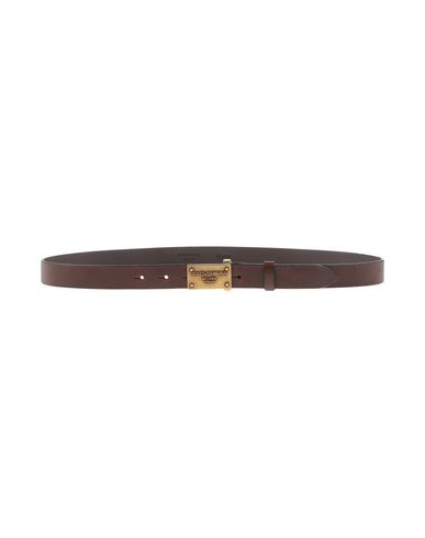 Shop Dolce & Gabbana Man Belt Cocoa Size 42 Soft Leather In Brown