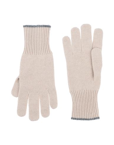 Man Gloves Light grey Size XL Cashmere