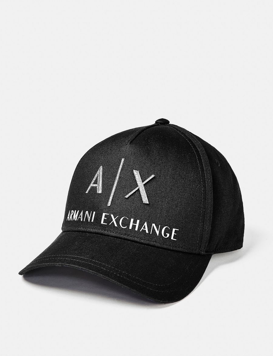 Armani Exchange Embroidered Logo Cap, Hat for Men | A|X Online Store