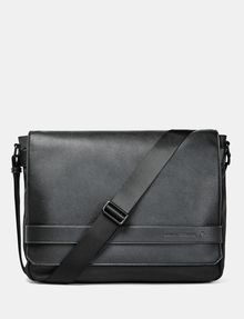Armani Exchange Pebbled Messenger Bag For Men Armani Exchange Pebbled Messenger Bag Man F