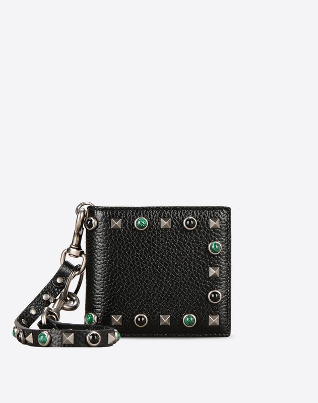 valentino rockstud wallet on chain