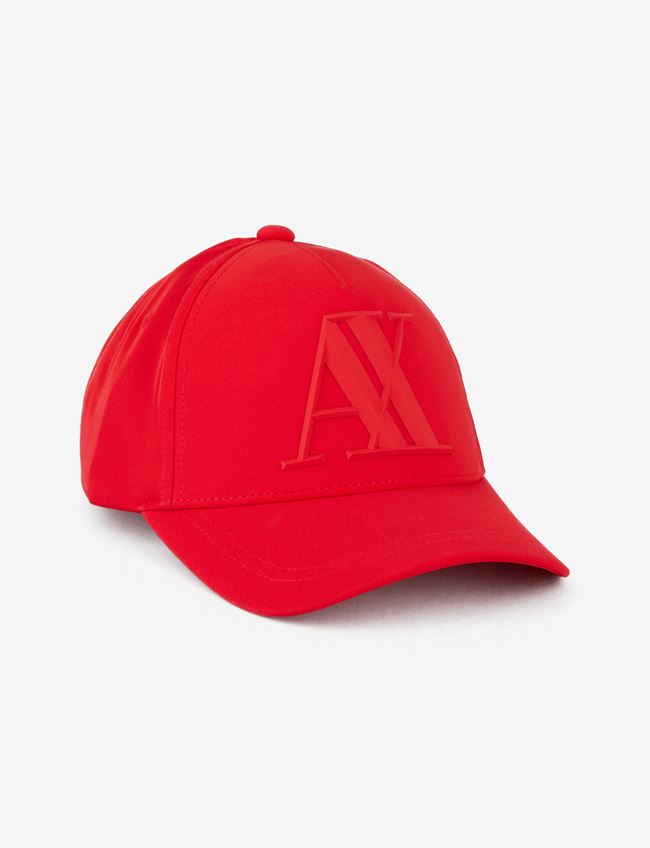 Armani Exchange Mützen &Amp; Hüte Absolute Red Polyester, Elastan