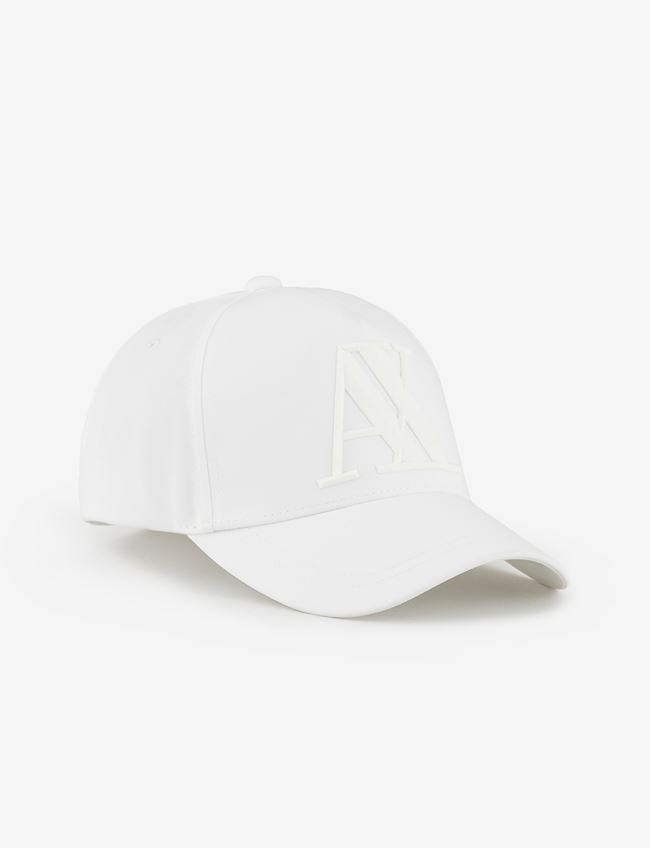 Armani Exchange Cappello Bianco Elastomultiestere