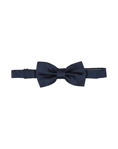 Grey Daniele Alessandrini Man Ties & Bow Ties Midnight Blue Size - Silk