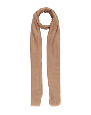 Ferragamo Woman Scarf Camel Size - Cashmere In Brown