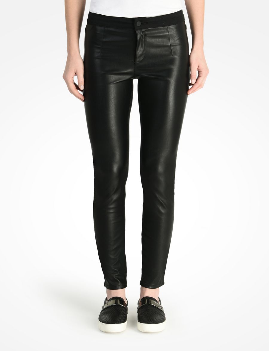 petite leather skinny jeans