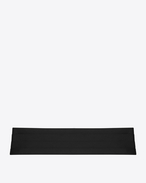 SAINT LAURENT Wide Belts U SMOKING 4 Pleat Cummerbund in Black f