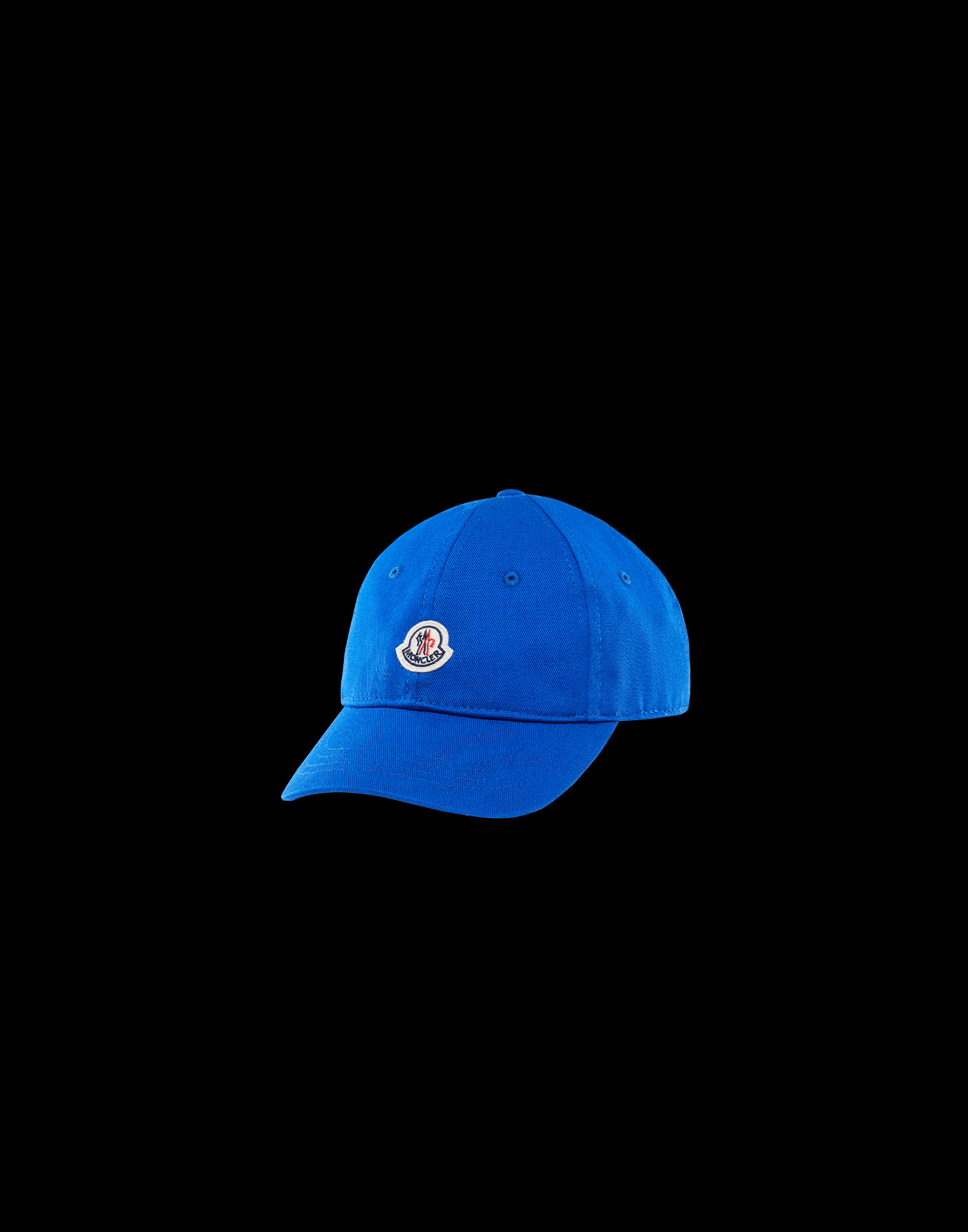 blue moncler hat