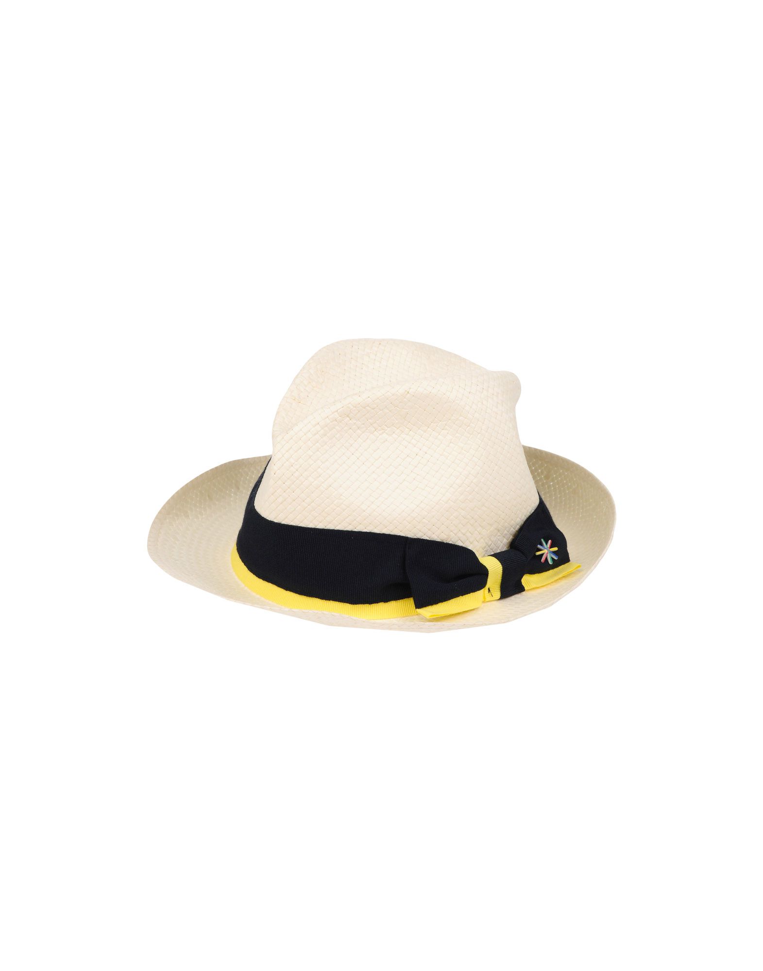 《送料無料》MANUEL RITZ メンズ 帽子 アイボリー 59 指定外繊維（紙） 100%