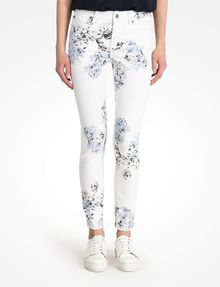 womens printed jeans