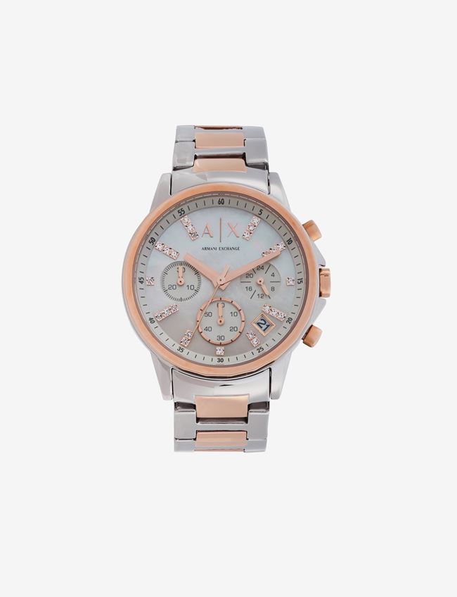 Armani Exchange Analog Watches Argento Acciaio Inox