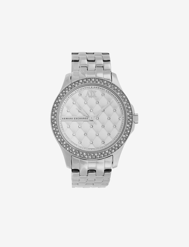 Armani Exchange Analog Watches Argento Acciaio Inox