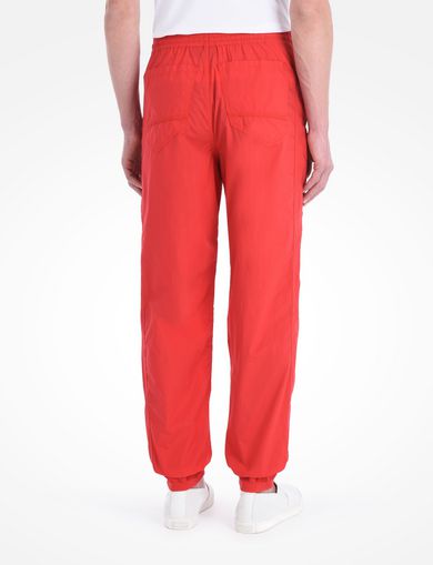 red jogger pants