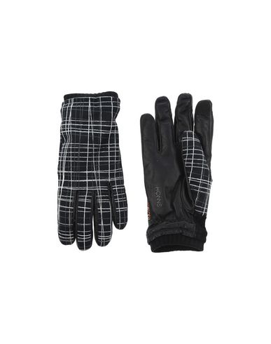 Shop Honns Man Gloves Black Size L Soft Leather, Nylon, Habotai Silk, Silicon
