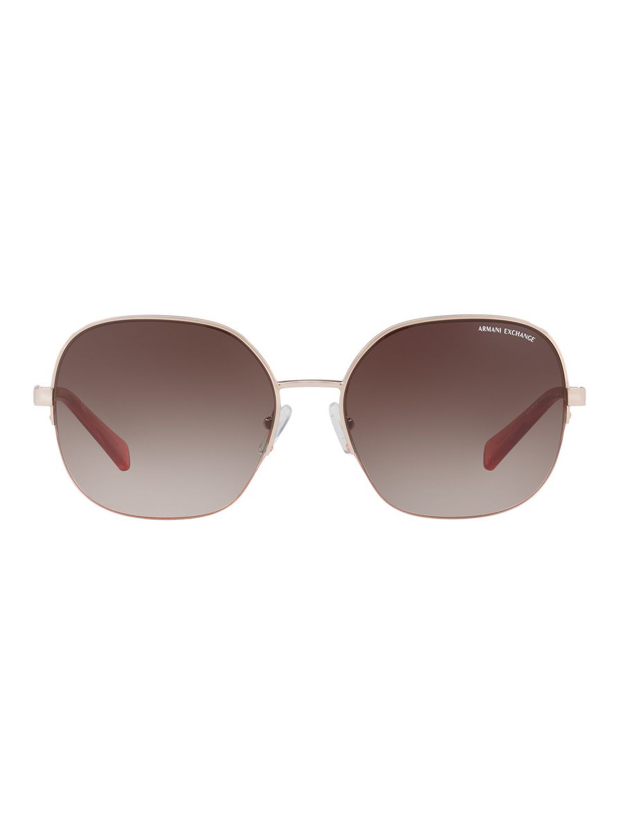 Armani Exchange POPPY PINK OVERSIZE SUNGLASSES