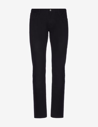 armaniexchangegarmentdyedslimfitblackjeans