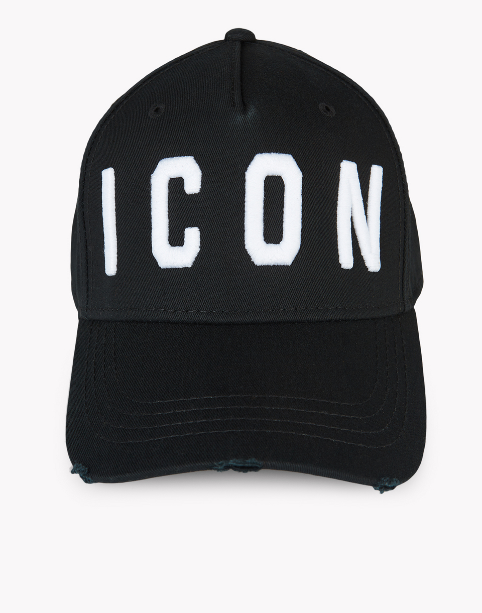 Dsquared2 Icon Baseball Cap Black - Hats for Unisex | Official Store