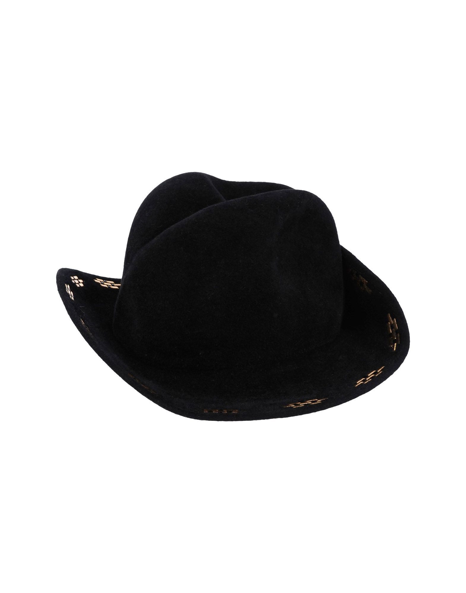 《送料無料》GIGI BURRIS MILLINERY レディース 帽子 ブラック 55 ウール 100%
