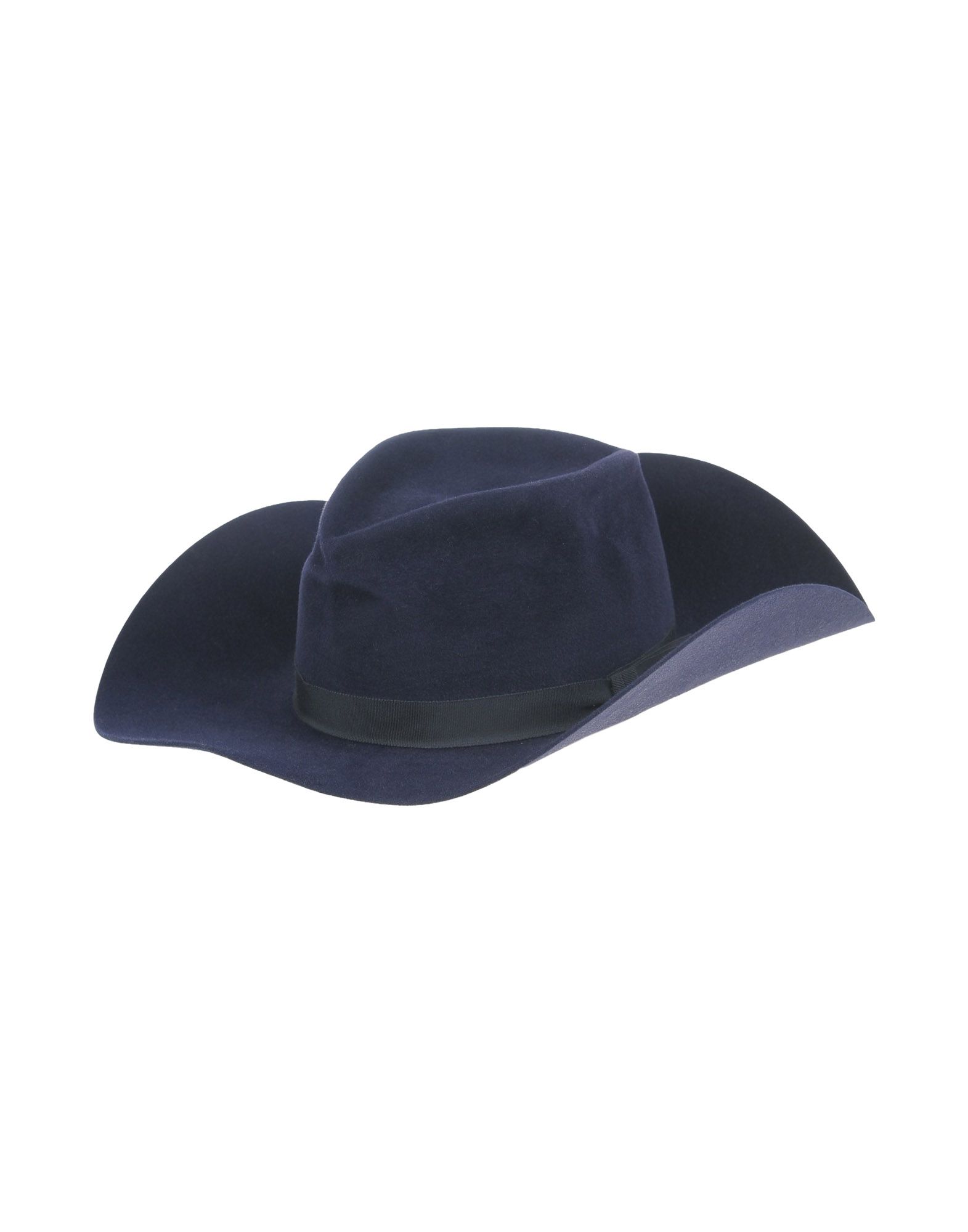 《送料無料》GLADYS TAMEZ レディース 帽子 ダークブルー M ウール 100%